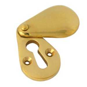 From The Anvil Polished brass escutcheon