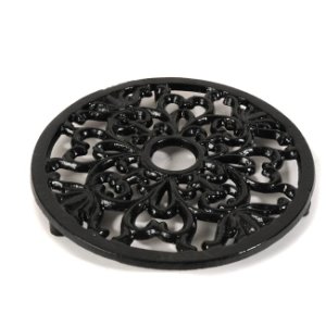 Cast In Style Round trivet - heat resistant for wood burning stoves