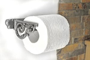 Cast In Style Scroll toilet roll holder