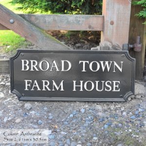 Cast In Style Southwark bespoke house name sign