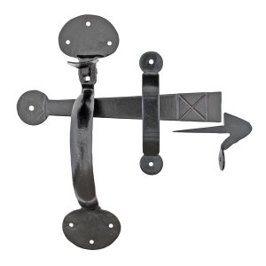 From The Anvil Traditional blacksmith bean thumb latch with extra long thumb bar
