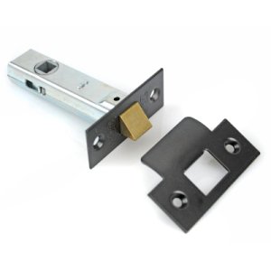 From The Anvil Tubular mortice latch - black end plates