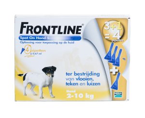 Frontline Spot On Hond S 4 Pipetten 2-10kg