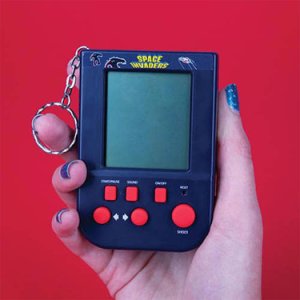Space Invaders Retro Game Keyring