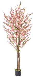 Cherry Blossom Pink Artificial Tree Plant 210 cm