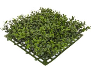 Artificial Plants Topiary mat bux top uv-resistant flame retardant artificial grass plant 25 cm (4pcs. set)