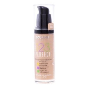 Flydende Makeup Foundation 123  Perfect Bourjois Spf 10 (Farve: 55 - Dark Beige - 30 ml)
