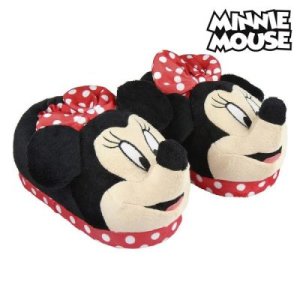Hjemmesko Til Børn 3d Minnie Mouse Rød (Fotstorlek: 35-36)