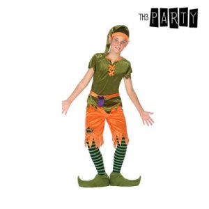 Kostume til børn Trold Grøn Orange (6 Pcs) (Storlek: 10-12 år)