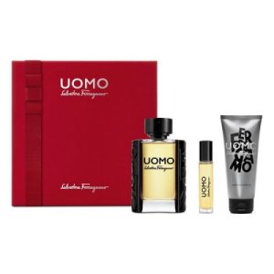 Parfume sæt til mænd Uomo  Salvatore Ferragamo EDT (3 pcs) (3 pcs)
