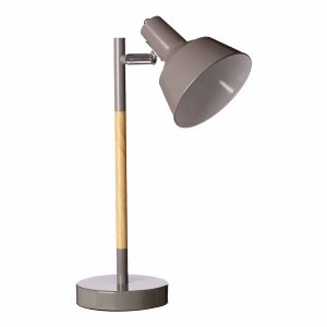 Premier Housewares Bryson Table Lamp, Grey