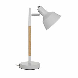 Premier Housewares Bryson Table Lamp, White