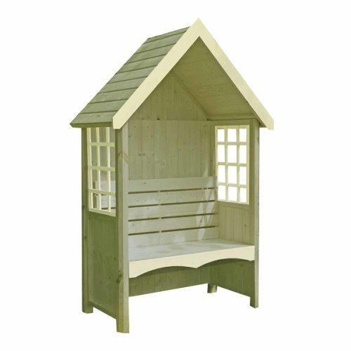 Shire FSC Mimosa Pressure Treated Garden Arbour with Bench