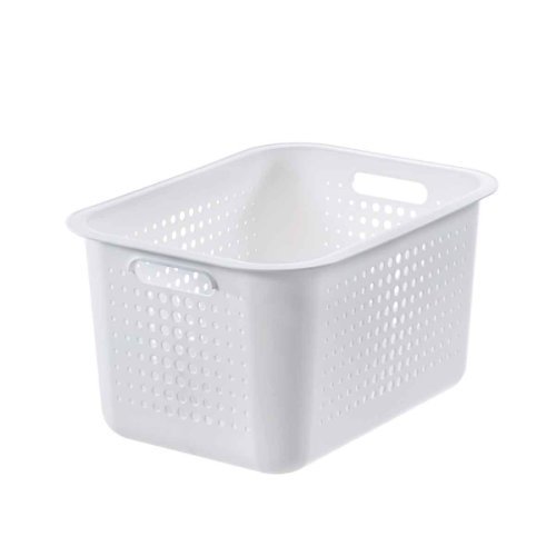 SmartStore Recycled Storage Basket 13 Litre, White