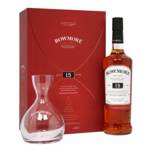 Bowmore 15 Year Whisky 70cl Decanter Gift Pack