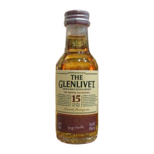 Glenlivet 15 Year Old French Oak Reserve Malt Whisky 12x 5cl Miniature Pack