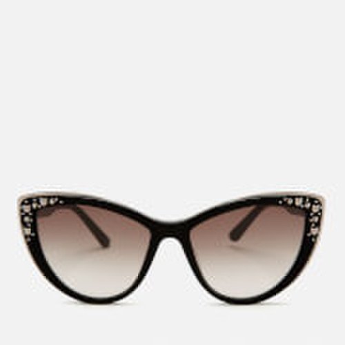 Karl Lagerfeld Women's Cat Eye Frame Sunglasses - Black