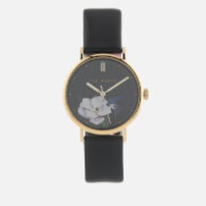 Ted Baker Women's Phylipa Flower Watch - Black