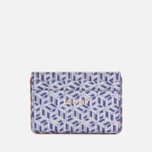 Tommy Hilfiger Women's Iconic Tommy Credit Card Mono - Blue Ink