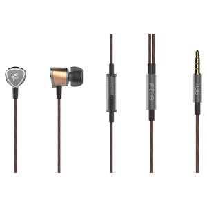 FIDUE A65 Hi-Fi Sound Isolating Earphones with Smartphone Controls & Mic