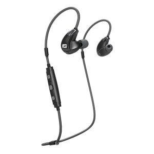 Meelectronics Mee audio x7 plus stereo bluetooth wireless sports in-ear hd headphones with memory wire and headset colour black