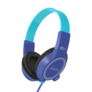 Meelectronics Mee kidjamz kj35 safe listening headphones for kids with volume-limiting technology colour blue