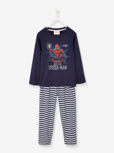 Pyjamas for Boys, Spiderman by Marvel® blue medium solid with design