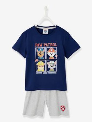 Short Pyjamas with Paw Patrol® Print blue dark solid with design