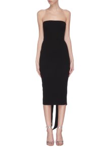 Alex Perry Back sash fitted dress