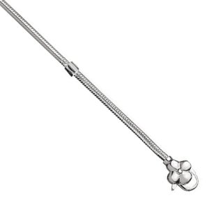 Lovelinks Sterling Silver 21cm Flower Clasp Bracelet