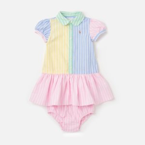 Polo Ralph Lauren baby oxford shirt-dress - multi