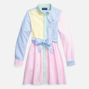 Polo Ralph Lauren Girls' Oxford Shirt-Dress - Multi