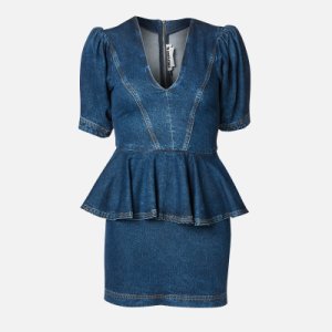 ROTATE Birger Christensen Women's Mindy Dress - Medium Blue