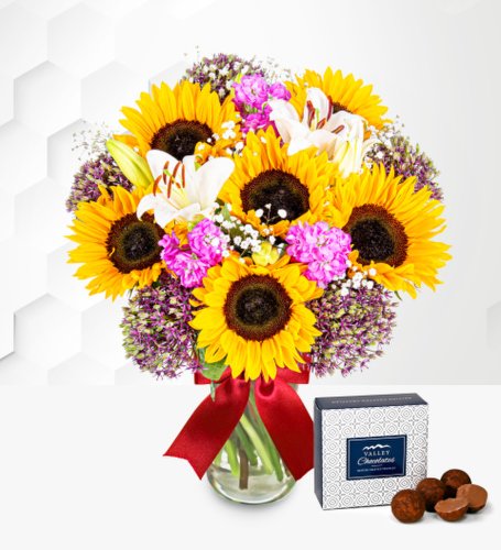 Prestige Flowers Birthday flowers - free chocs - flower delivery - next day flower delivery - next day flowers - send flowers - flowers by post