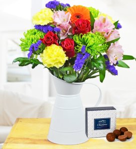 Prestige Flowers Bright delight - free chocs