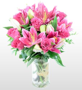 Prestige Flowers Roses and lilies
