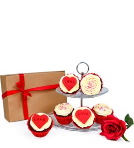 Prestige Flowers Sent with love cupcakes - cupcake delivery - send cupcakes - cupcakes order online - send cupcakes online