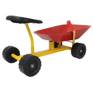 8 Heavy Duty Kids Ride-on Sand Dumper w/ 4 Wheels-Red