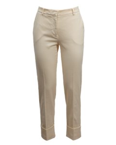 Antonelli cotton trousers. High waist