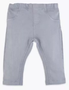 Cotton Rich Coloured Jeggings (0-3 Yrs) blue