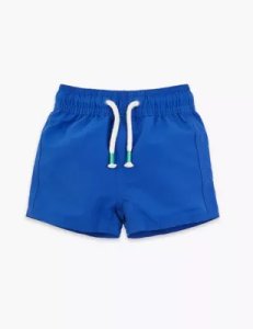 Drawstring Swim Shorts (0-3 Yrs) blue