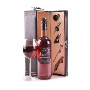 Bunches Rose wine gift case