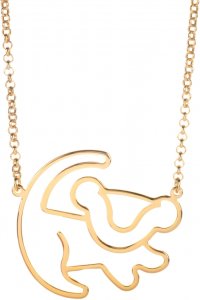 Disney Couture Lion King Simba Outline Necklace JEWEL DLN103