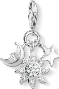 Thomas Sabo Jewellery Charm Club Sun Moon Star Charm JEWEL 1365-051-14