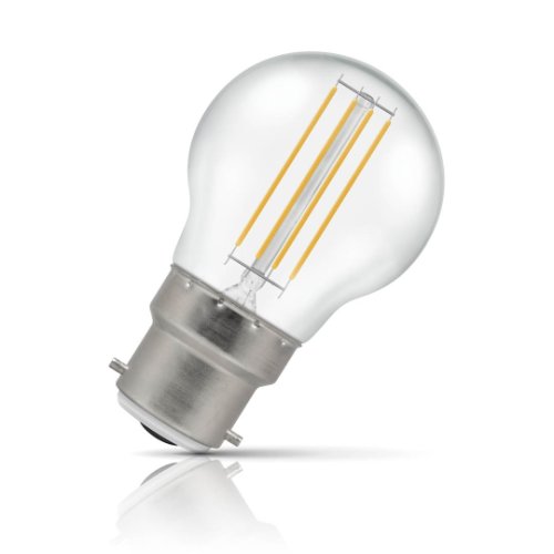 Crompton Golfball LED Light Bulb B22 4.5W (25W Eqv) Warm White IP65
