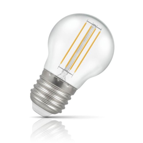 Crompton Golfball LED Light Bulb E27 4.5W (25W Eqv) Warm White IP65