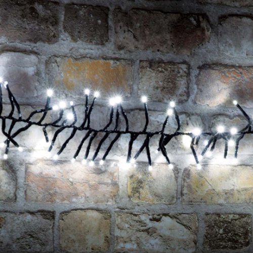 Lyyt 2.5m 240 Cool White LED Cluster Outdoor String Lights with