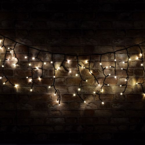 Lyyt 3.6m 180 Warm White LED Connectible Multi-Sequence Icicle String Lights