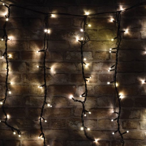 Lyyt-Connect 1.2m 102 Warm White LED Connectable Outdoor Curtain Lights
