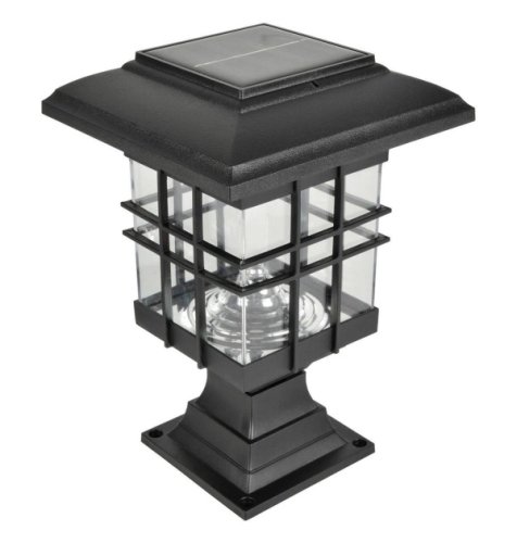 Lyyt LED Lantern LED Solar IP44 Daylight Black